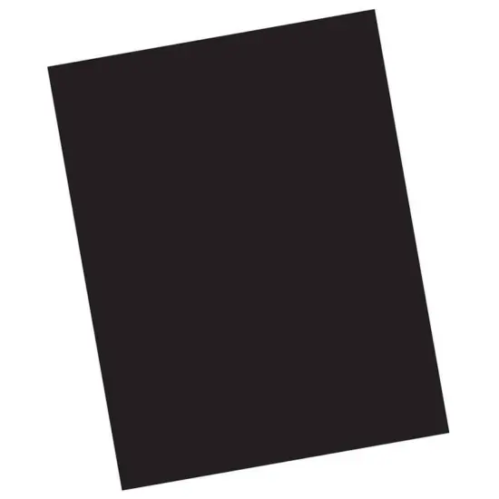 Card Stock, Classic Black, 8-1/2" x 11", 100 Sheets {2}