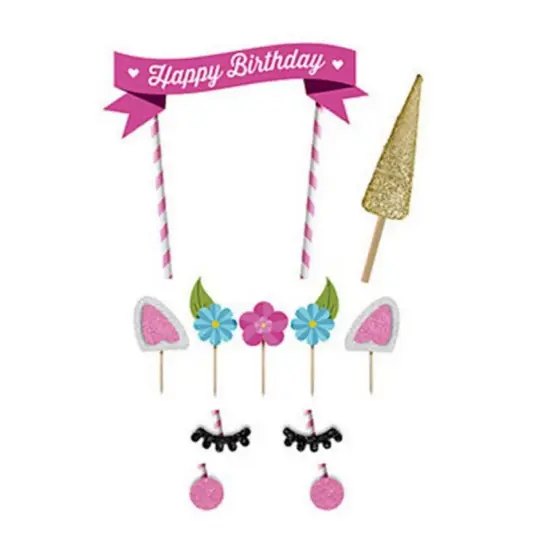 Handmade Unicorn Cake Topper {1}