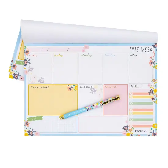Weekly Planner Pad - Ditzy Floral - Pack 6 {3}