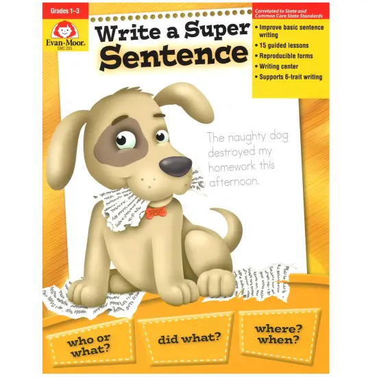 Write A Super Sentence Book {1}