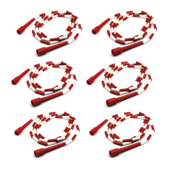 Segmented Plastic Jump Rope, 8', Pack of 6 {1}