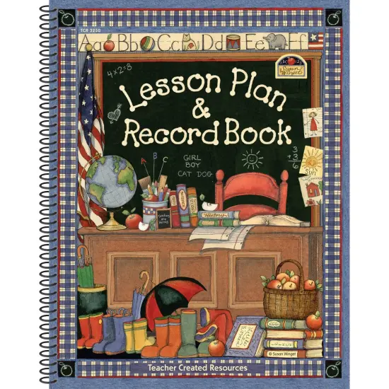 Susan Winget Lesson Plan & Record Book, Pack of 2 {2}