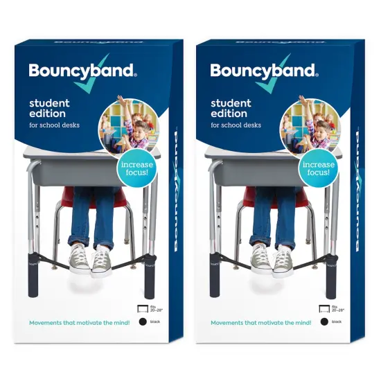 (2 Ea) Bouncy Bands For Desk Black {1}