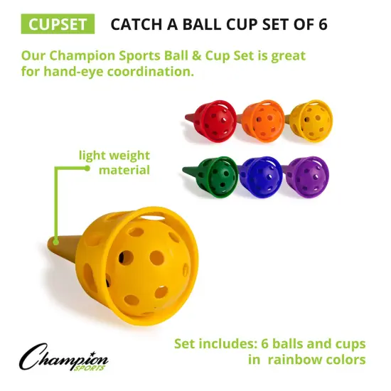 Catch-A-Ball Cup Set of 6 {2}