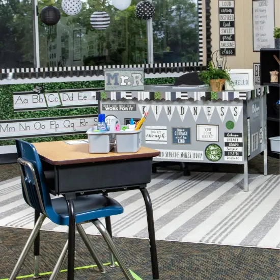 Gray Plastic Storage Caddy, Pack of 6 {3}