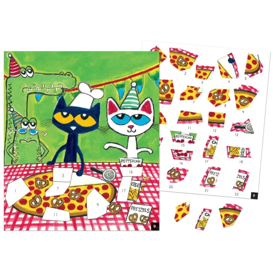 Pete The Cat Modern Mosaics Stick to the Numbers Activity Book, Pack of 2 {5}