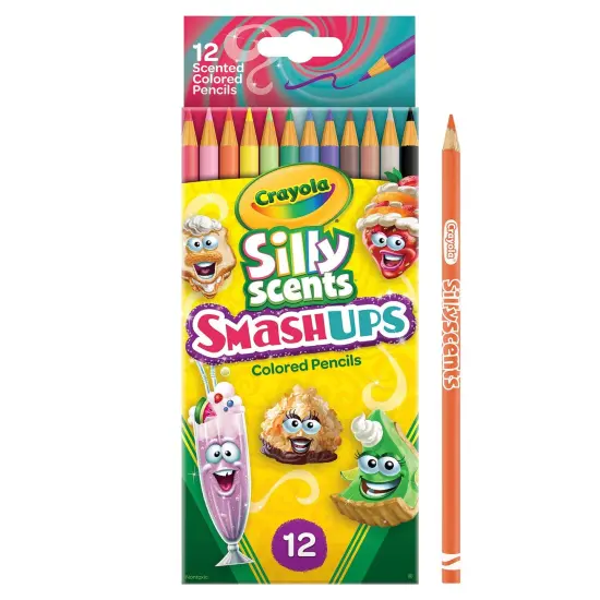 Silly Scents Smash Ups Colored Pencils, 12 Per Pack, 6 Packs {2}