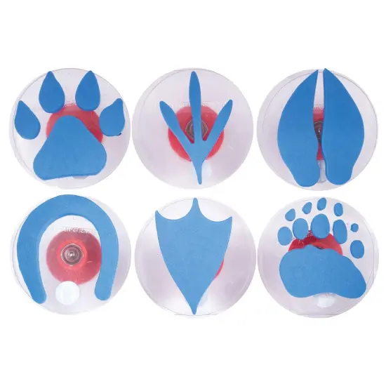 Giant Stampers - Paw Prints - 6 Per Set - 2 Sets {3}