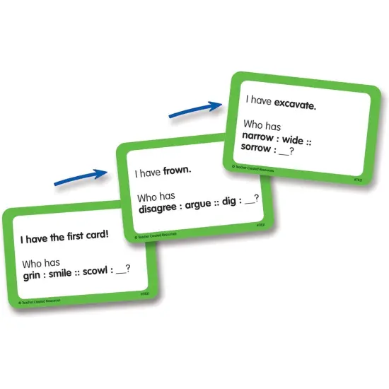 I Have, Who Has Language Arts Game, Grade 4-5 {2}