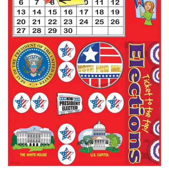 Ticket to the Top - Presidential Elections Bulletin Board Set {3}