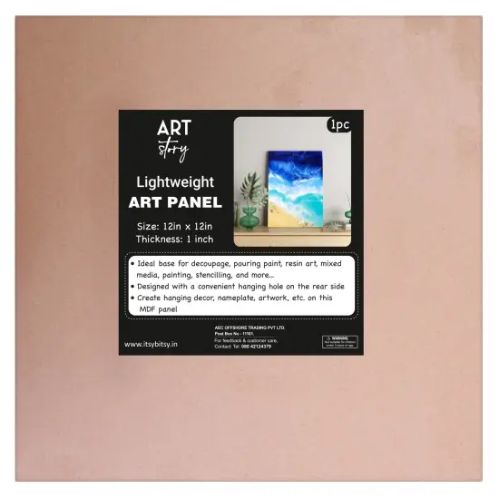 Little Birdie MDF Lightweight Art Panel 12"X12"-12"X12" {1}