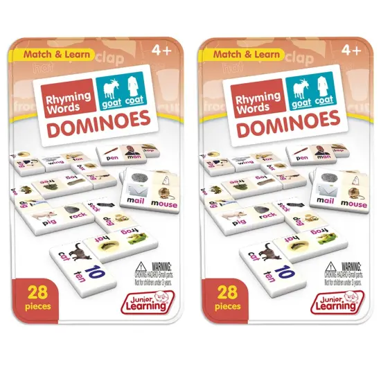 Rhyming Words Dominoes, 2 Sets {1}