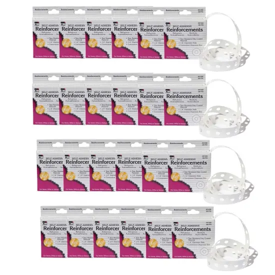 Hole Reinforcements, 200 Per Pack, 24 Packs {1}