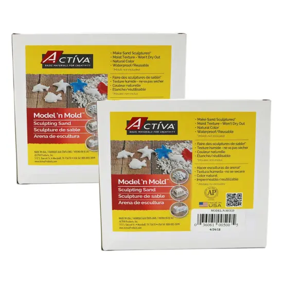Model 'n Mold&trade; Sculpting Sensory Sand, 3 lbs. Per Pack, 2 Packs {1}