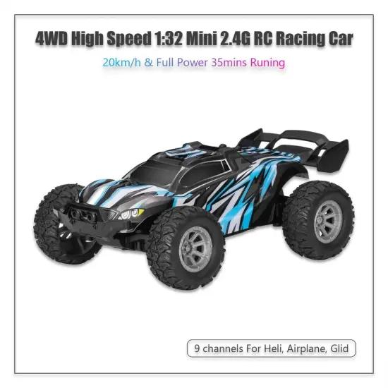 Kitcheniva 1:32 2.4G 4WD High Speed Remote Control Racing Off Road {1}