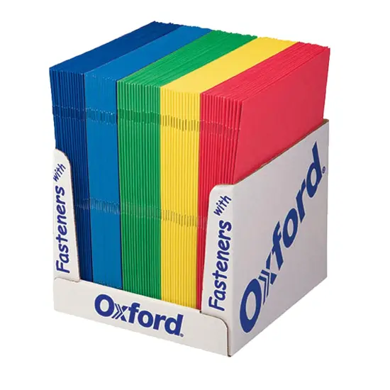 School Grade Twin Pocket Folder with Fasteners, Pack of 100 {2}