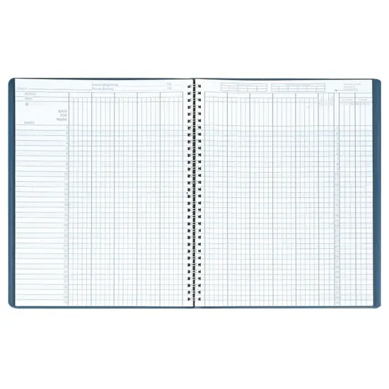 Class Record Book, 9-10 Weeks, Blue, Pack of 2 {2}