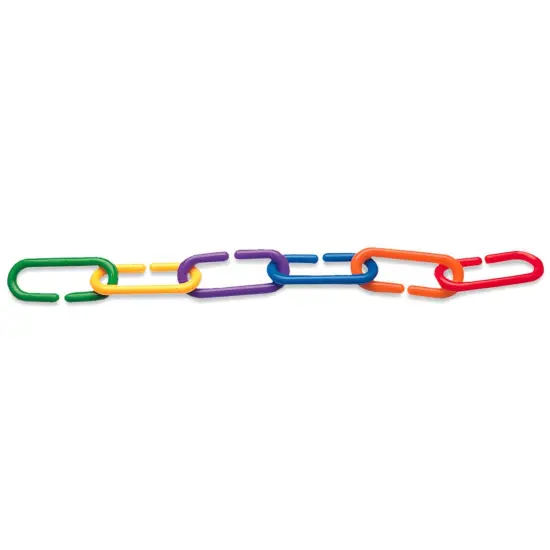 Link 'N' Learn&reg; Rainbow Links in a Bucket, Set of 1000 {2}