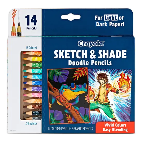 Doodle & Draw Sketch & Shade Doodle Pencil, 14 Per Pack, 2 Packs {3}
