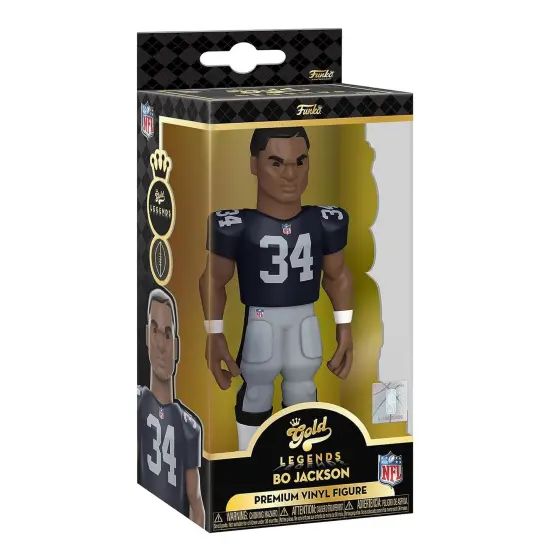 LA Raiders NFL Funko Gold 5 Inch Vinyl Figure | Bo Jackson {4}
