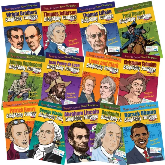 Presidents, Explorers and Inventions Set - Set of 13 Books {1}