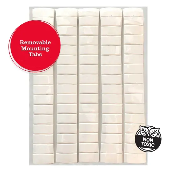 StikkiTack, White, 2 oz./80 Tabs Per Pack, 12 Packs {5}