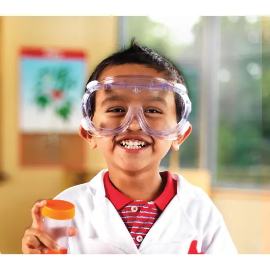 Clear Safety Goggles, Pack of 6 {3}