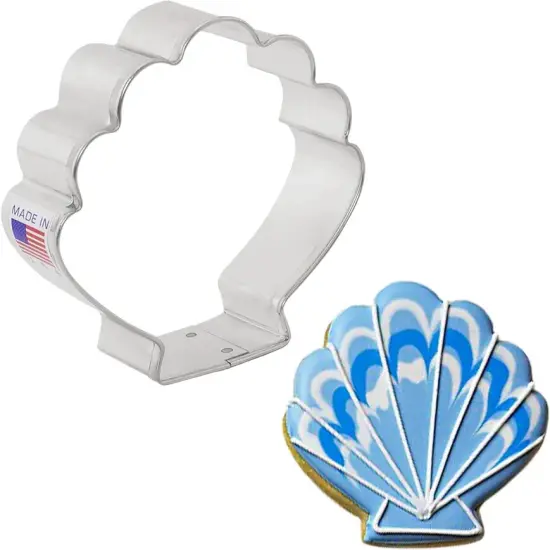 Ann Clark Tropical Seashell Cookie Cutter, 3.25" Dress Skirt {1}