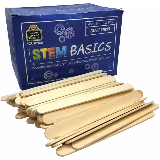STEM Basics: Craft Sticks, 500 Per Pack, 3 Packs {2}
