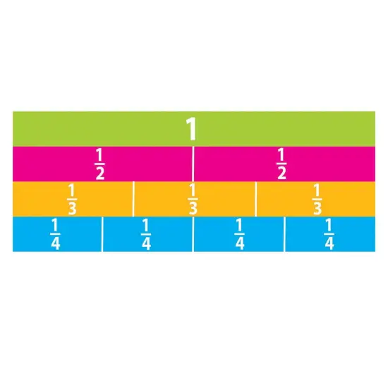 Math Die-Cut Magnets, Beginning Fractions, 20 Per Pack, 6 Packs {3}