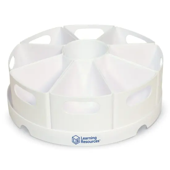 10 Piece set Art/Desk Organizer for Kids, Crayon/Homeschool Organizers and Storage, White {6}