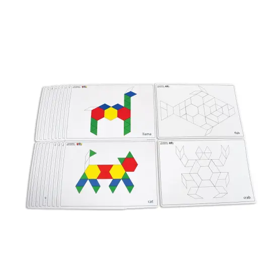 Pattern Block Cards - Set of 20 {3}