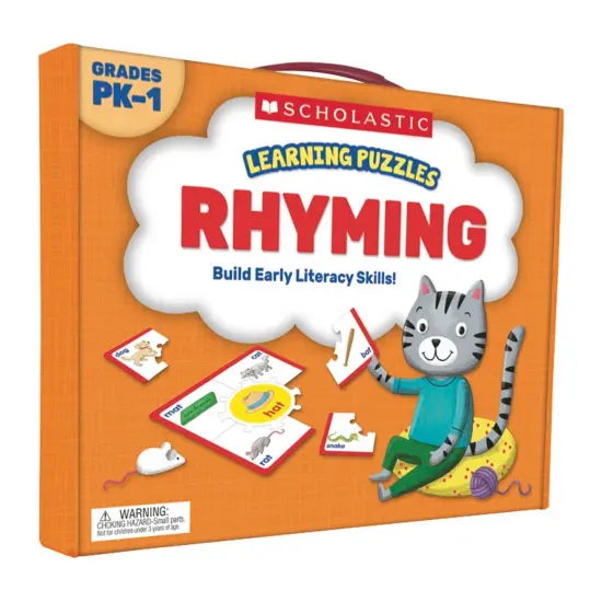 Learning Puzzles: Rhyming, Grades PK-1 {1}