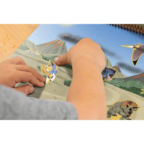 Dinosaurs and Prehistoric Animals Reusable Sticker Pad, Pack of 3 {4}