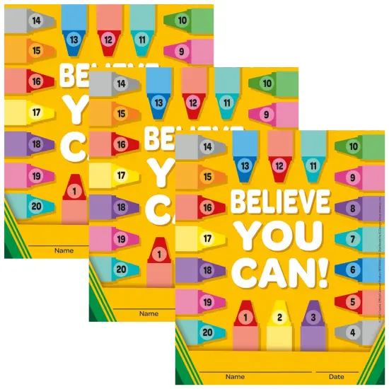 Crayola&reg; Mini Reward Chart with Stickers, 36 Per Pack, 3 Packs {1}