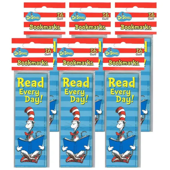 Cat in the Hat™ Read Every Day Bookmarks, 36 Per Pack, 6 Packs {1}