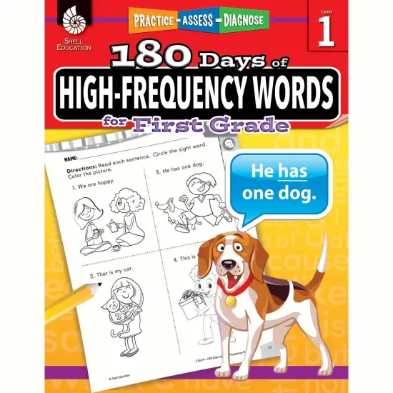 180 Days of High-Frequency Words for First Grade {1}