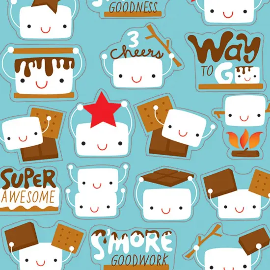 Marshmallow Scented Stickers, 80 Per Pack, 6 Packs {3}