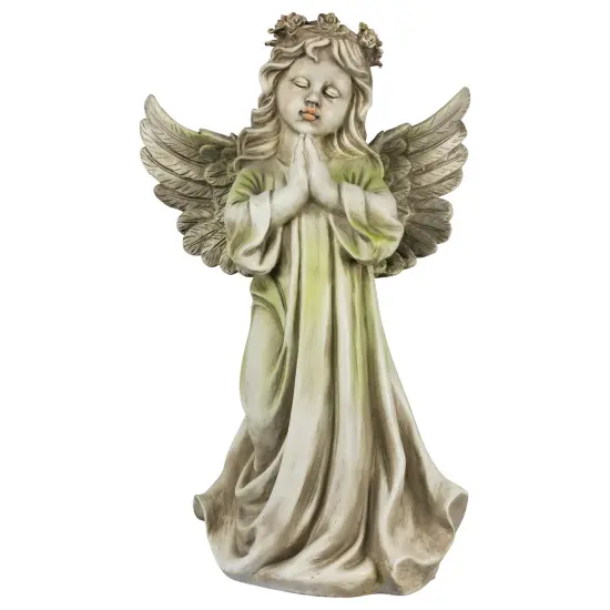 Northlight 27" Praying Angel Standing Outdoor Garden Statue Gray {3}