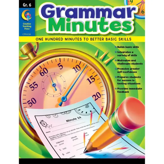 Grammar Minutes Workbook, Grade 6 {1}