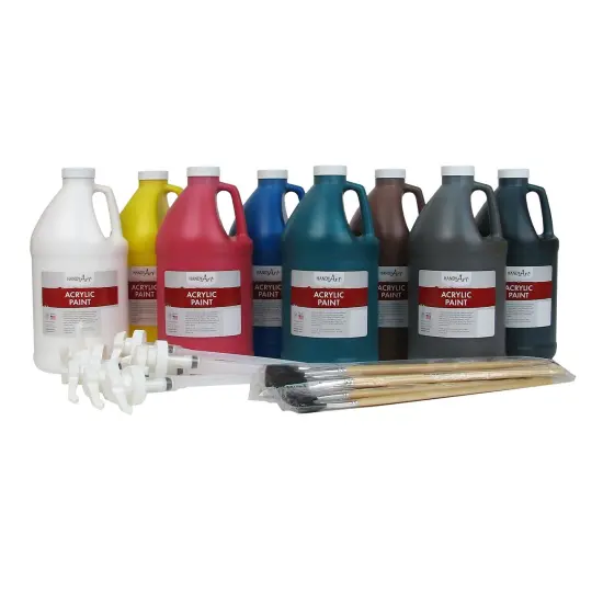 Acrylic 8 - Half Gallon Primary Set {1}