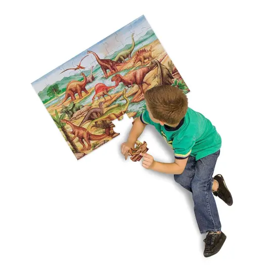 Dinosaurs Floor Puzzle, 24" x 36", 48 Pieces {3}