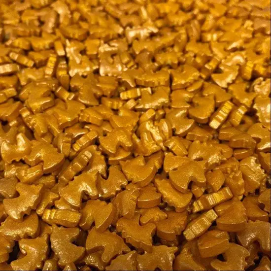 Krazy Sprinkles - Gold Pearl Unicorn (1/2 Cup, 1x Jar) for Cakes, Ice Cream & Cookies {1}