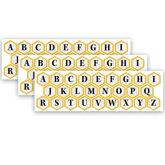 The Hive Deco Letters, 96 Characters Per Pack, 3 Packs {1}