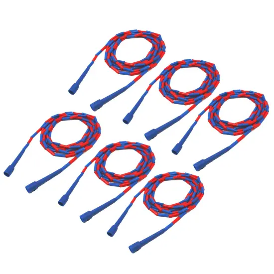 Segmented Plastic Jump Rope, 16', Pack of 6 {1}