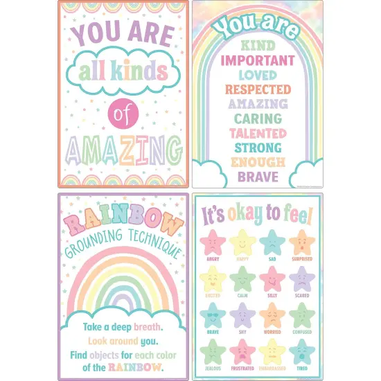 Pastel Pop Calming Strategies Small Poster 12-Pack {3}
