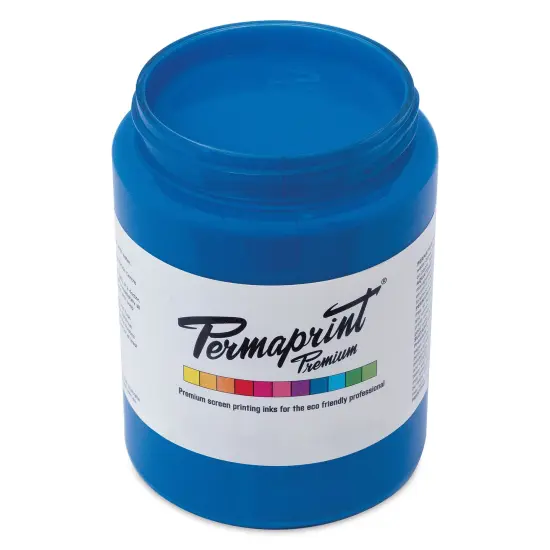 Permaprint Premium Screen Ink - Glow Blue, 300 ml {1}