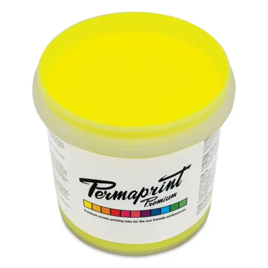 Permaprint Premium Screen Ink - Glow Yellow, 1 L {1}
