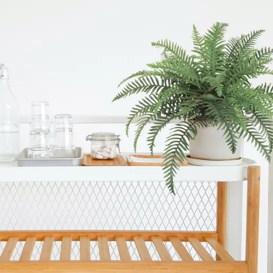 12-Pack: River Fern Plant with 30 Silk Fronds, 32" Wide, Floral Home by Artificial Flowers {4}