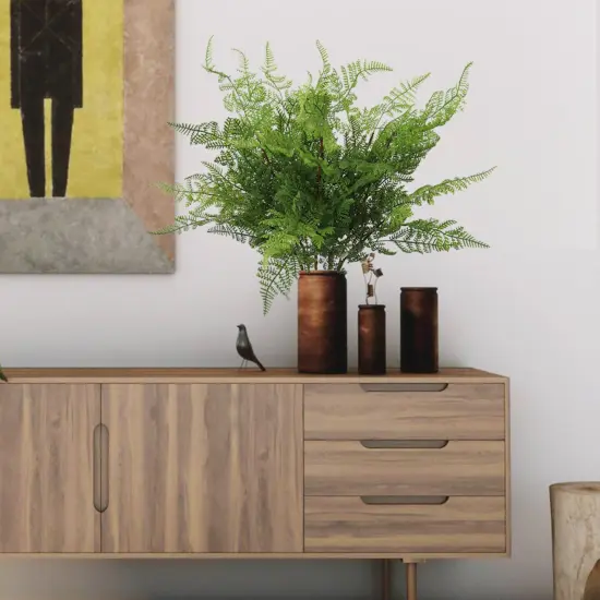 32" Leather Leaf Spray - 24-Pack, 2 Branches Per Spray, Realistic Foliage, Ideal for Floral Arrangements & Event D&eacute;cor - Perfect for All Seasons, Floral Home by Artificial Flowers {5}